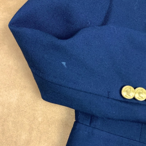 Size 8 Kids Polo by Ralph Lauren Gold Buttons Navy Blazer Jacket - Picture 3 of 8